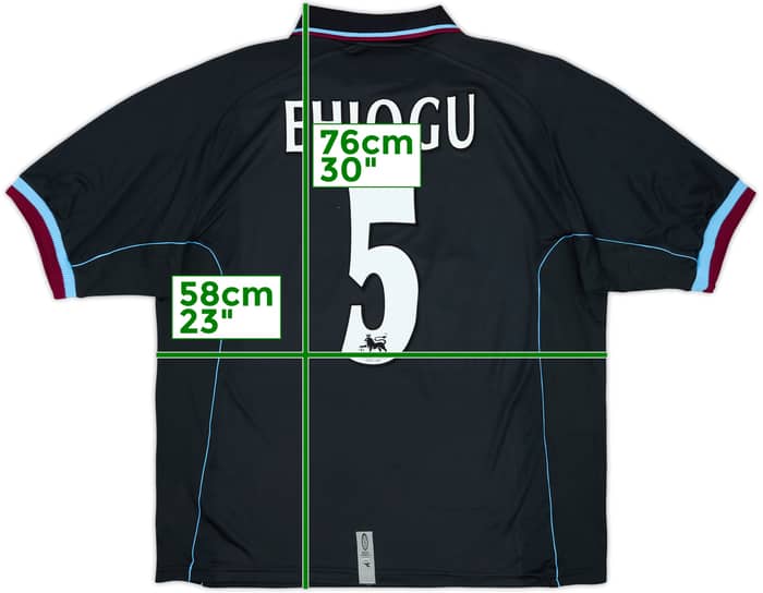 Camiseta de visitante del Aston Villa 2000-01 Ehiogu #5 - 8/10 - (L)