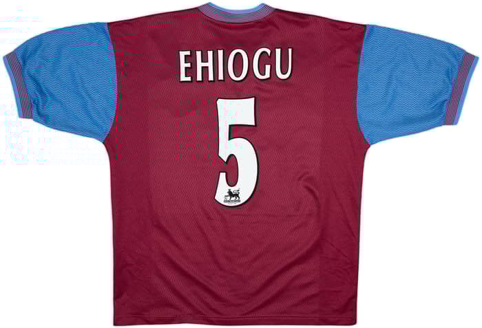 1997-98 Aston Villa Home Shirt Ehiogu #5 - 8/10 - (L)