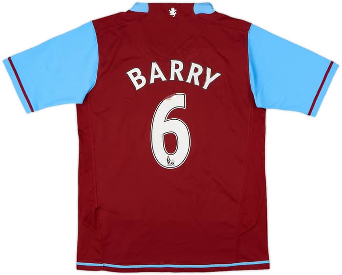 2007-08 Aston Villa Home Shirt Barry #6 - 5/10 - (M.Boys)