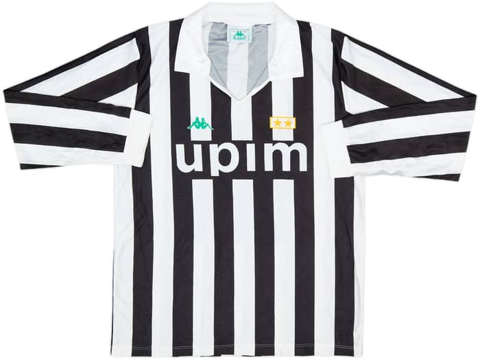 1991-92 Juventus Home L/S Shirt - 8/10 - (XL)