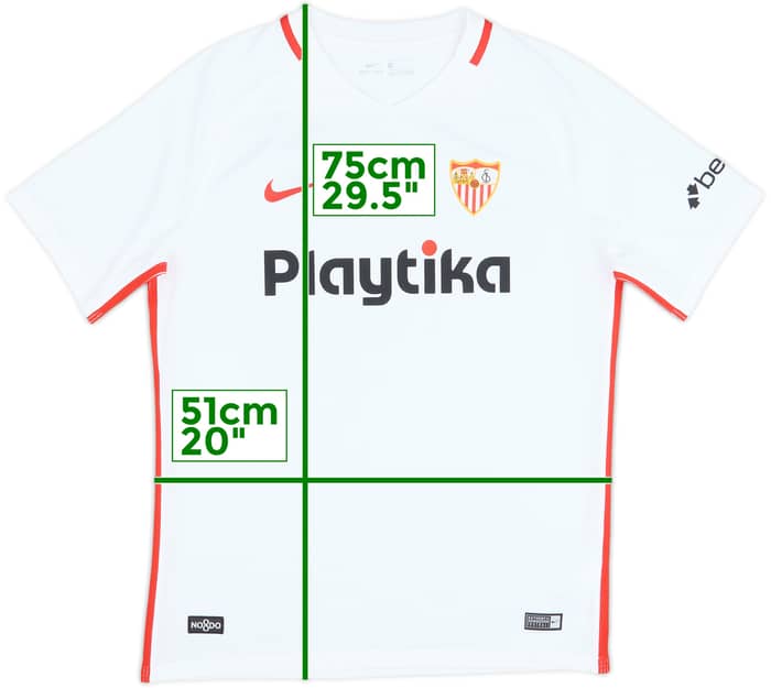 2018-19 Sevilla Home Shirt - 9/10 - (L)