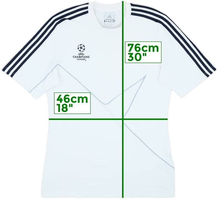 2009-10 Chelsea adidas CL Cotton Tee - 8/10 - (L)
