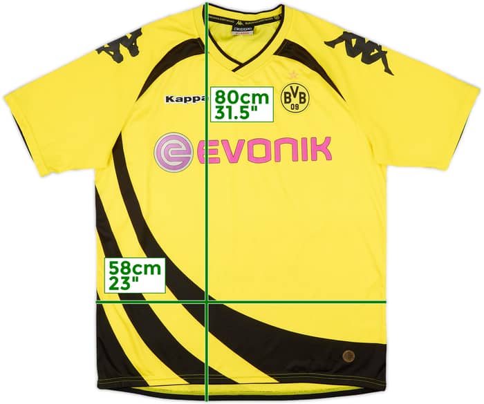 2010-11 Borussia Dortmund Winter Home Shirt - 9/10 - (XL)