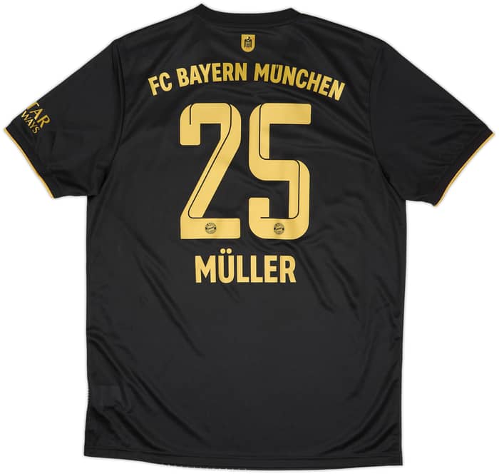 2021-22 Bayern Munich Away Shirt Muller #25 (L)