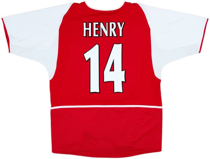 2002-04 Arsenal Home Shirt Henry #14 - 10/10 - (L)