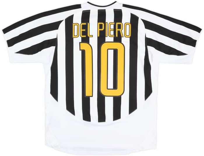 2003-04 Juventus Home Shirt Del Piero #10 - 9/10 - (XL)