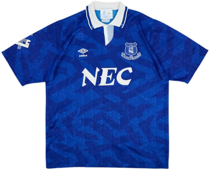 1991-93 Everton Home Shirt - 7/10 - (XL)