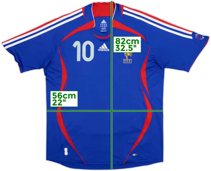2006-07 France Home Shirt #10 - 5/10 - (L)