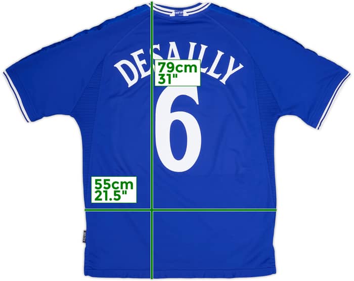 1999-01 Chelsea Home Shirt Desailly #6 - 8/10 - (XL)