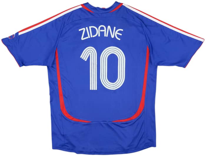 2006-07 France Home Shirt Zidane #10 - 5/10 - (XL.Boys)