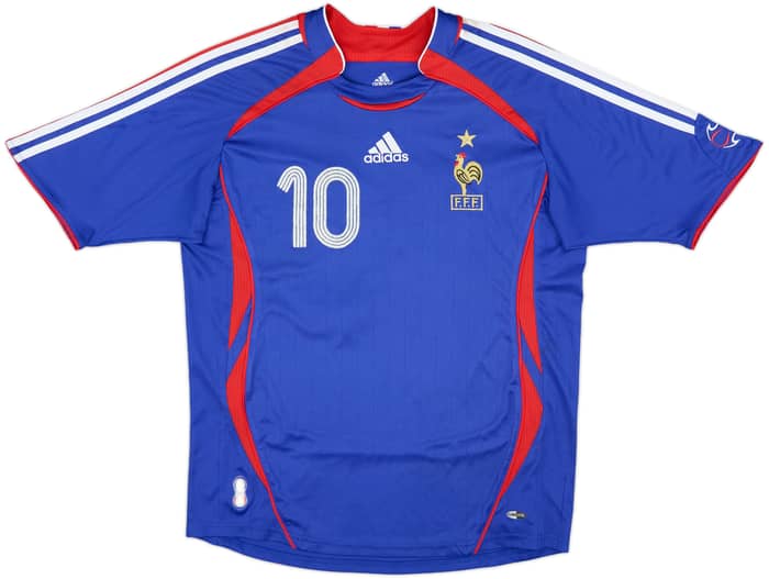 2006-07 France Home Shirt Zidane #10 - 5/10 - (XL.Boys)