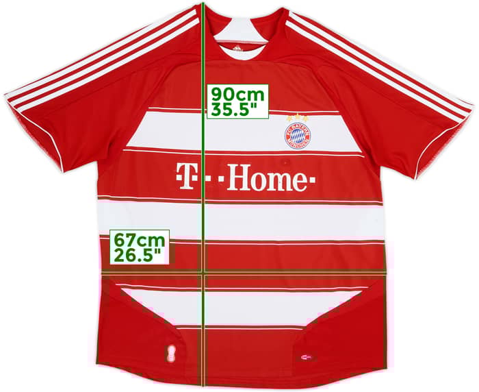 2007-08 Bayern Munich Home Shirt - 4/10 - (XXL)