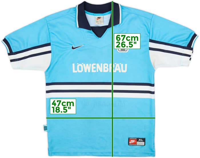 1997-98 1860 Munich Home Shirt - 8/10 - (XL.Boys)