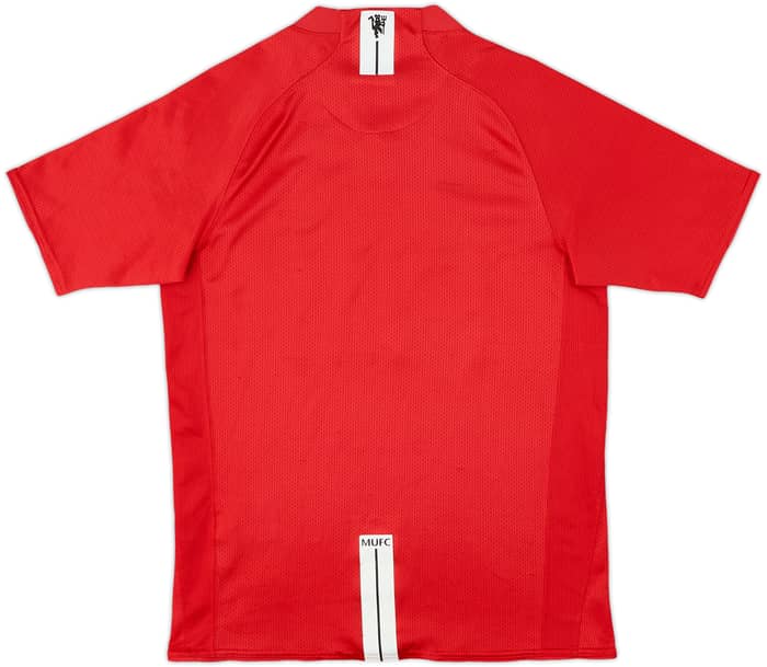 2007-09 Manchester United Home Shirt - 8/10 - (L.Boys)