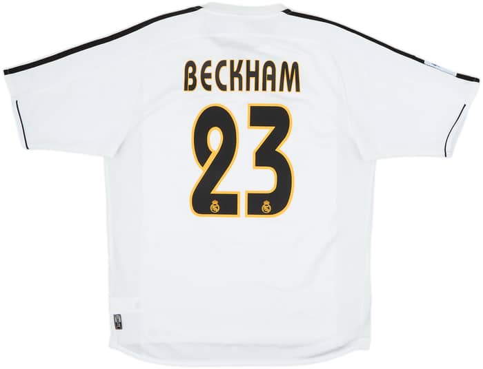 2003-04 Real Madrid Home Shirt Beckham #23 - 6/10 - (M)