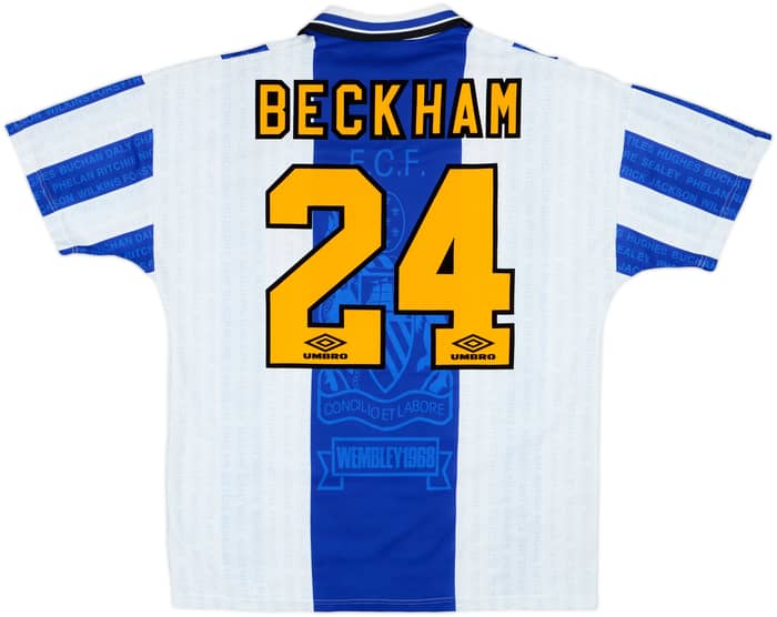 1994-96 Manchester United Third Shirt Beckham #24 - 9/10 - (L)