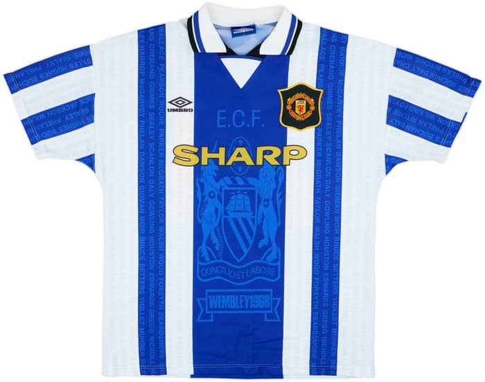 1994-96 Manchester United Third Shirt Beckham #24 - 9/10 - (L)