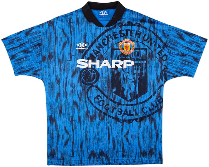 1992-93 Manchester United Visitante Camiseta - 8/10 - (S)