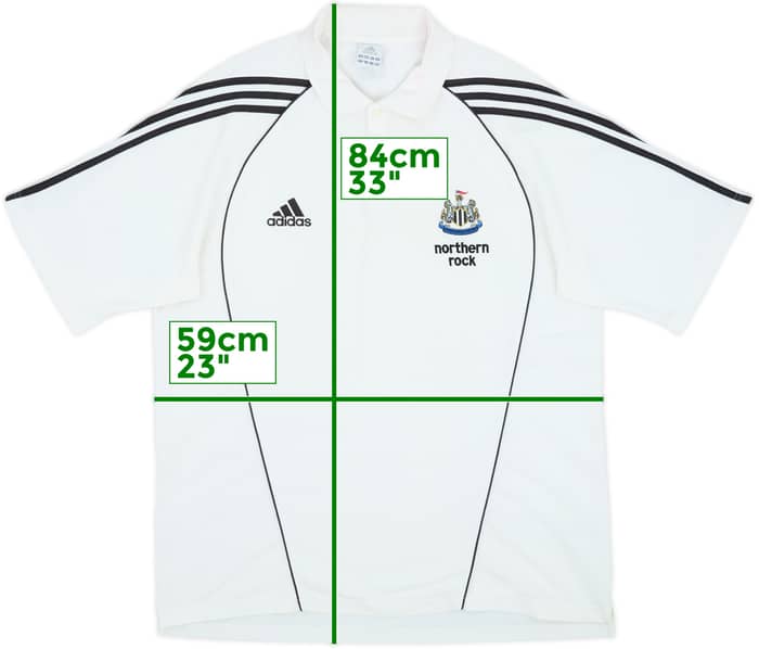 2005-06 Newcastle adidas Polo Shirt - 8/10 - (XL)