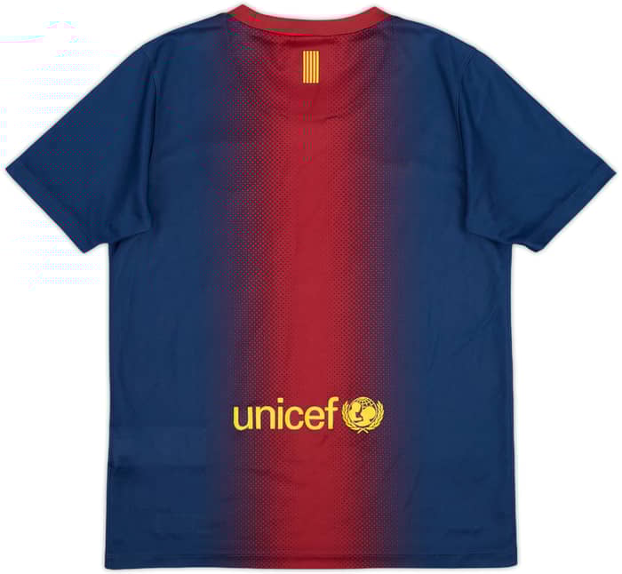 2012-13 Barcelona Basic Home Shirt - 8/10 - (M.Boys)