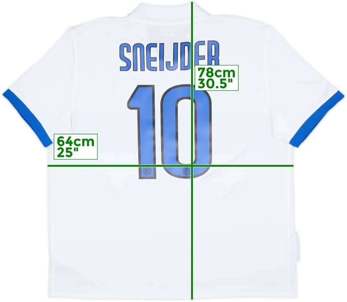 2009-10 Inter Milan Away Shirt Sneijder #10 - 8/10 - (XXL)