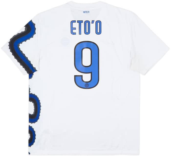 2010-11 Inter Milan Away Shirt Eto'o #9 - 8/10 - (XL)