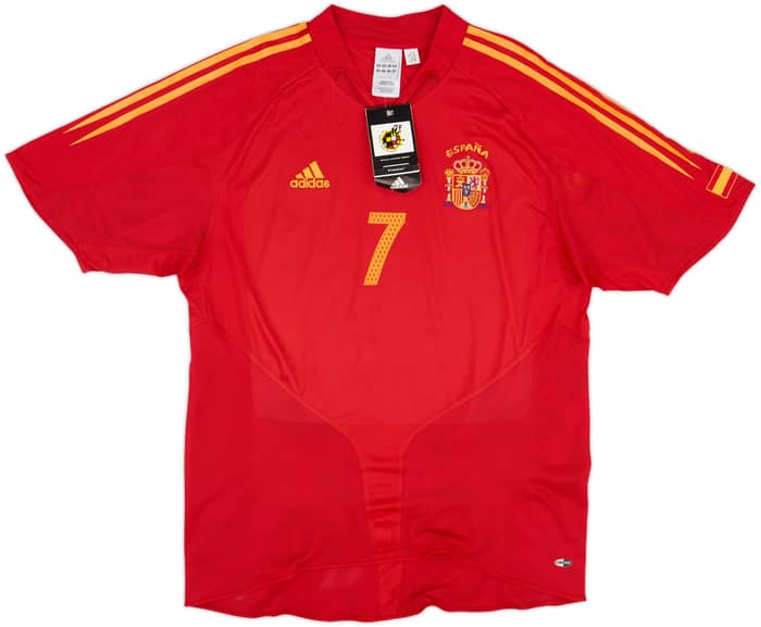 2004-06 Spain Home Shirt Raul #7 (L)