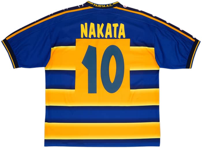 2001-02 Parma Home Shirt Nakata #10 - 9/10 - (M)