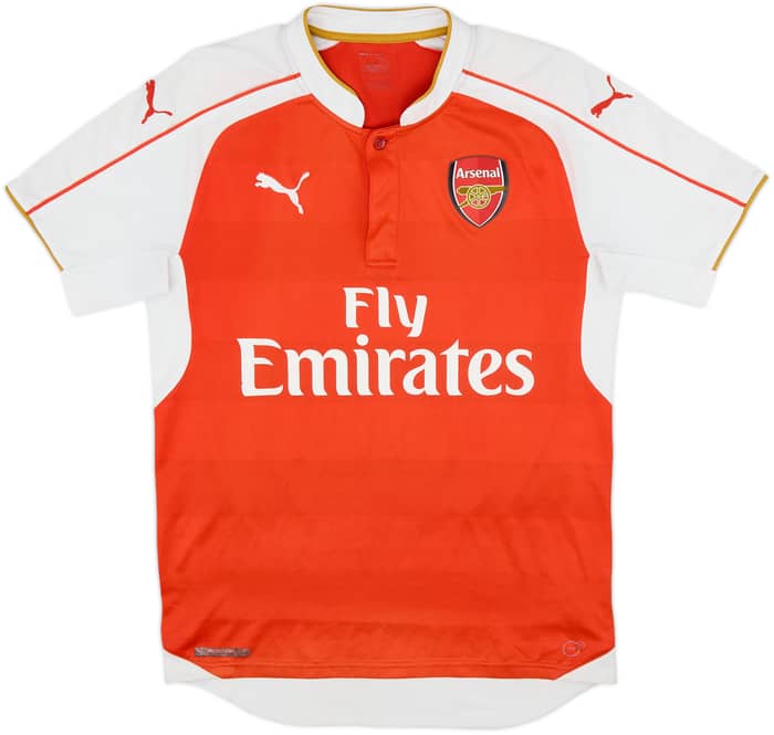 2015-16 Arsenal Home Shirt Arteta #8 - 6/10 - (S)