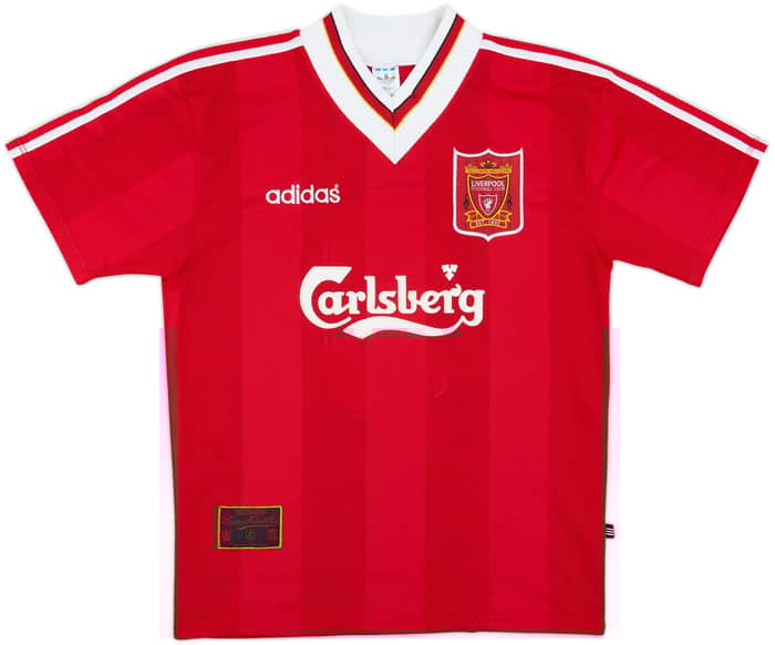 1995-96 Liverpool Home Shirt Rush #9 - 10/10 - (M)