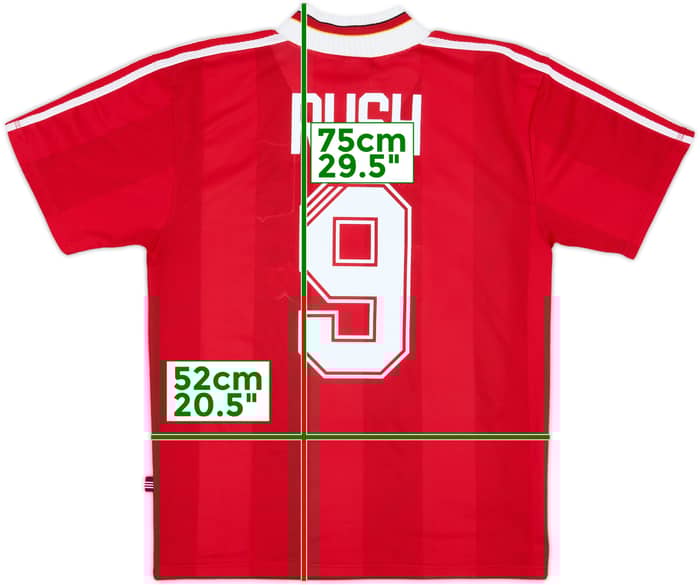 1995-96 Liverpool Home Shirt Rush #9 - 10/10 - (M)