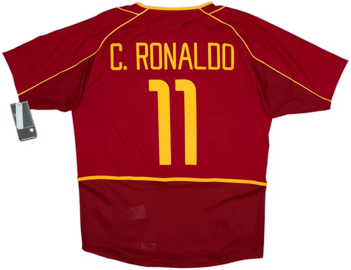 2002-04 Portugal Home Shirt C.Ronaldo #11 (L)