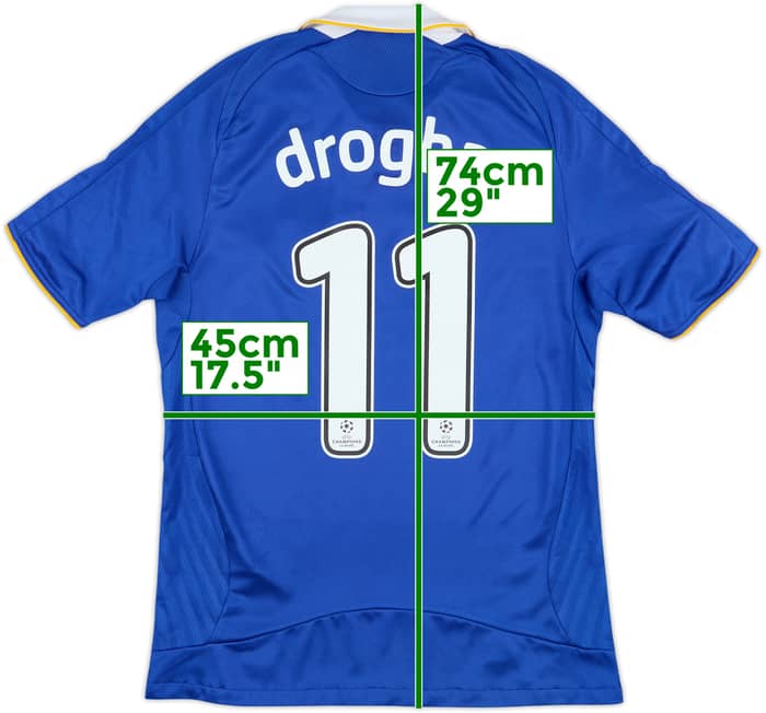 2008-09 Chelsea Home Shirt Drogba #11 - 7/10 - (S)