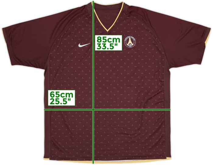 2006-07 Paris Saint-Germain Camiseta Visitante - 8/10 - (XL)