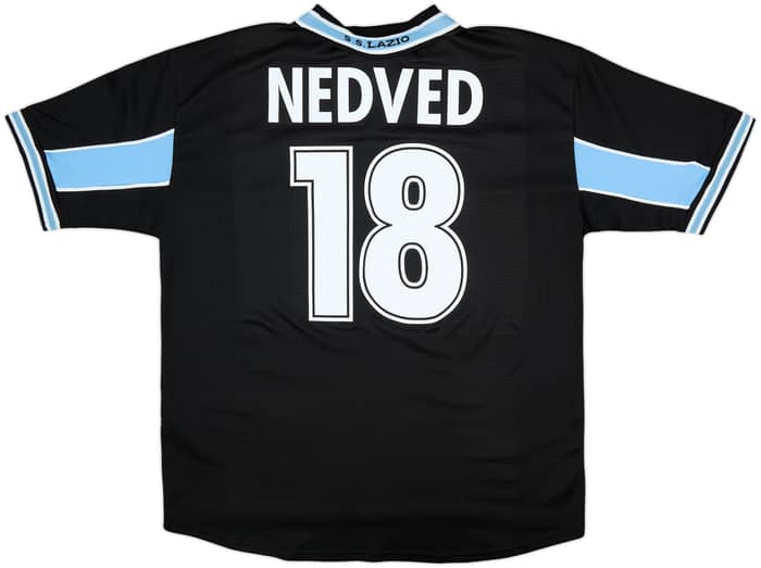 1998-99 Lazio Camiseta Visitante Nedved #18 - 8/10 - (XL)