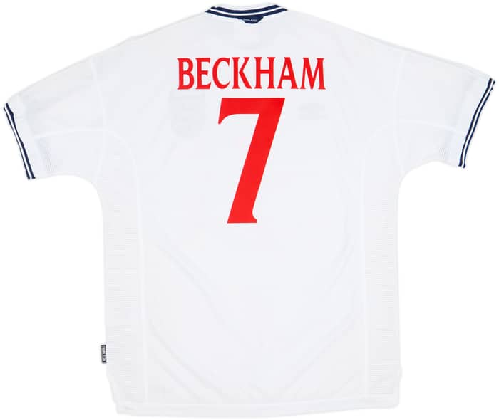 1999-01 England Home Shirt Beckham #7 (XL)