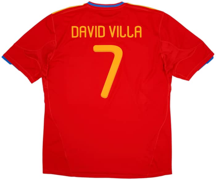 2009-10 Spain Home Shirt David Villa #7 (XXL)