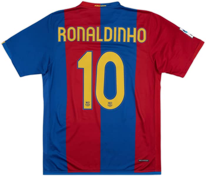 2006-07 Barcelona Local Camiseta Ronaldinho #10 - 9/10 - (M)