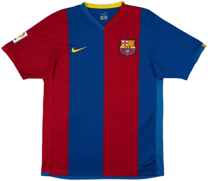 2006-07 Barcelona Home Shirt Ronaldinho #10 - 9/10 - (M)