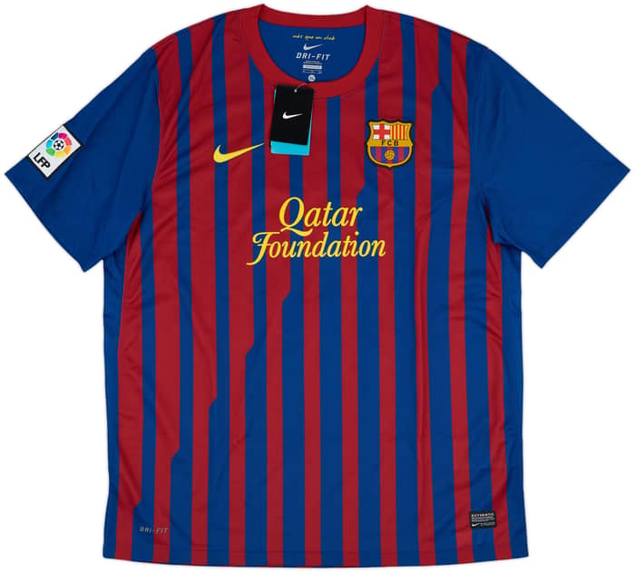 2011-12 Barcelona Home Shirt A.Iniesta #8 (XL)