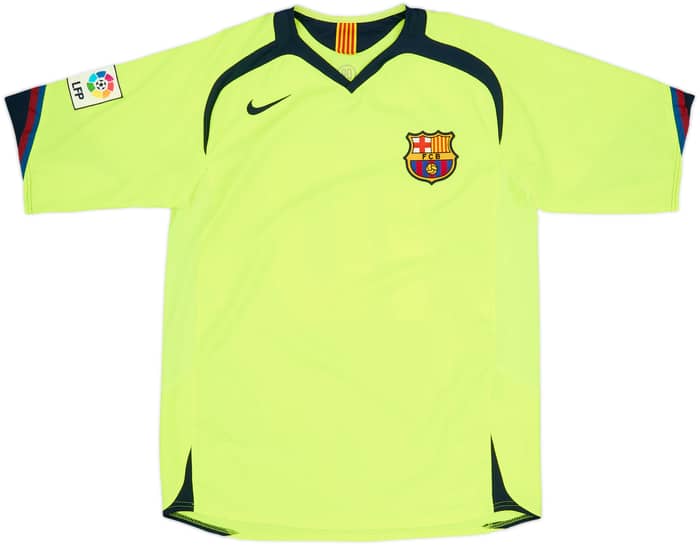 2005-06 Barcelona Away Shirt Ronaldinho #10 - 8/10 - (M)
