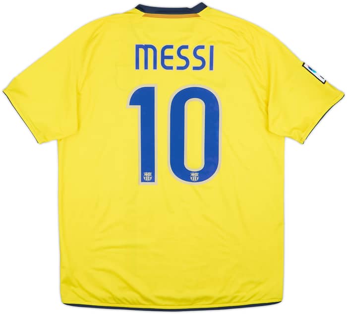 2008-10 Barcelona Away Shirt Messi #10 - 6/10 - (L)