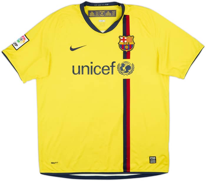2008-10 Barcelona Away Shirt Messi #10 - 6/10 - (L)