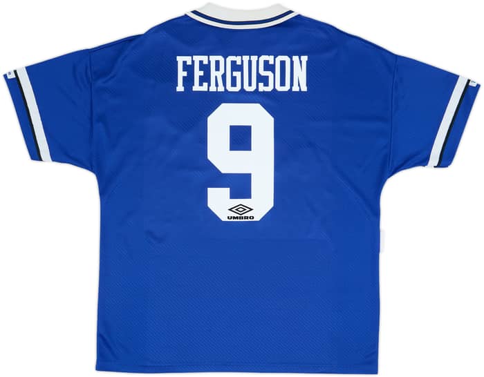 1993-95 Everton Home Shirt Ferguson #9 - 8/10 - (XL)