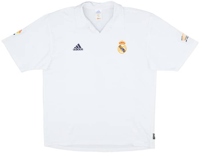 2001 Real Madrid Home Shirt Raul #7 - 9/10 - (L)