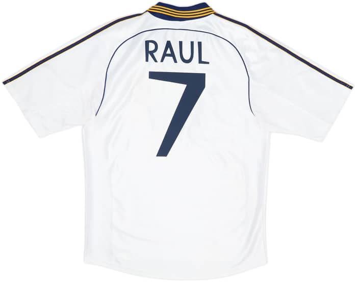 1998-00 Real Madrid Home Shirt Raul #7 - 9/10 - (M)