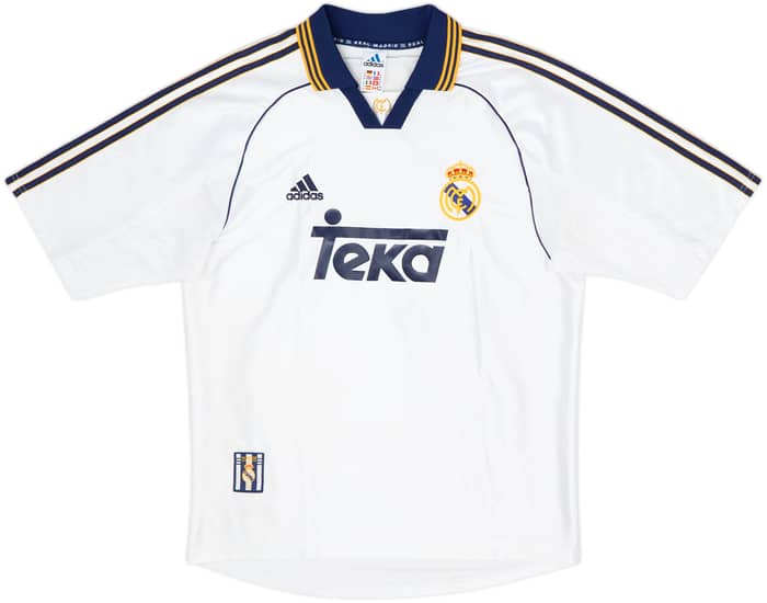 1998-00 Real Madrid Home Shirt Raul #7 - 9/10 - (M)