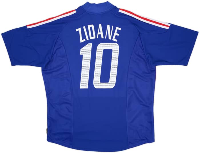 2002-04 France Home Shirt Zidane #10 (XL)