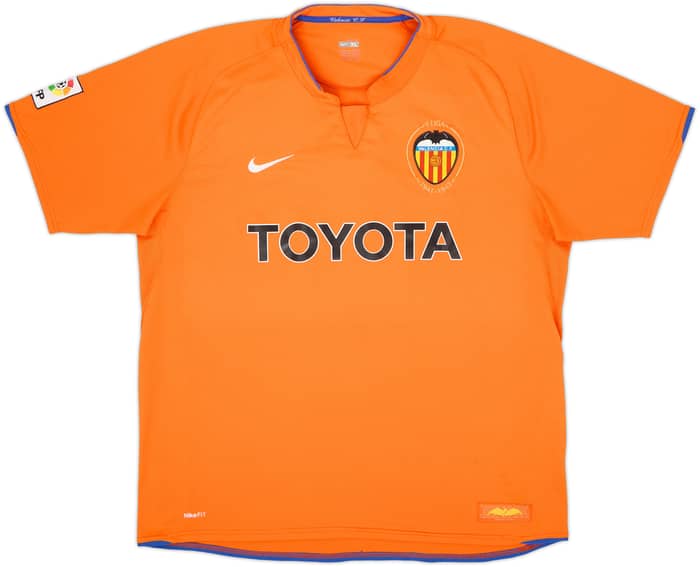 Camiseta de visitante de Valencia 2007-08 David Villa #7 - 8/10 - (XL)