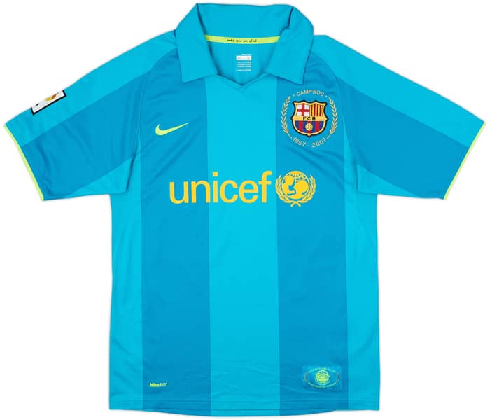 2007-09 Barcelona Away Shirt Ronaldinho #10 - 8/10 - (S)